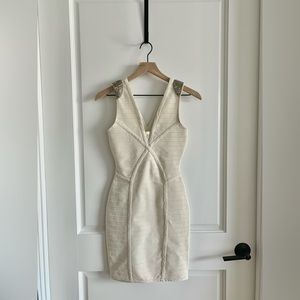 Fora Bodycon Dress in White